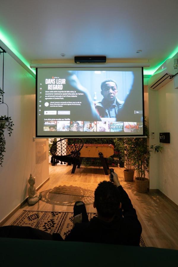Capsule Thailande I Sauna I Balneo I Console I Jeux En Bois I Cinema I Cour Interieure Trith-Saint-Leger Dış mekan fotoğraf