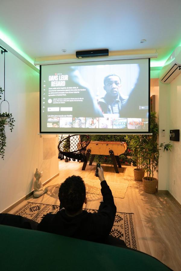 Capsule Thailande I Sauna I Balneo I Console I Jeux En Bois I Cinema I Cour Interieure Trith-Saint-Leger Dış mekan fotoğraf