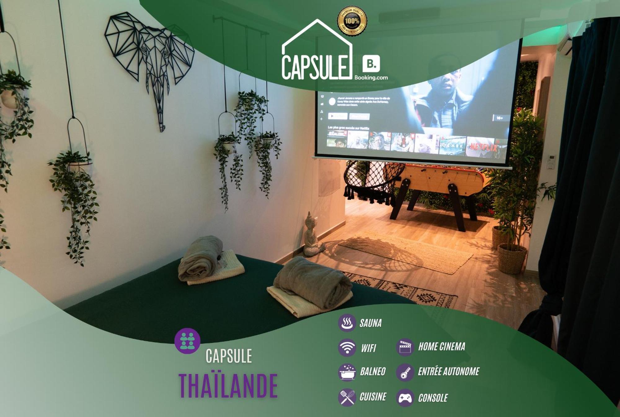Capsule Thailande I Sauna I Balneo I Console I Jeux En Bois I Cinema I Cour Interieure Trith-Saint-Leger Dış mekan fotoğraf